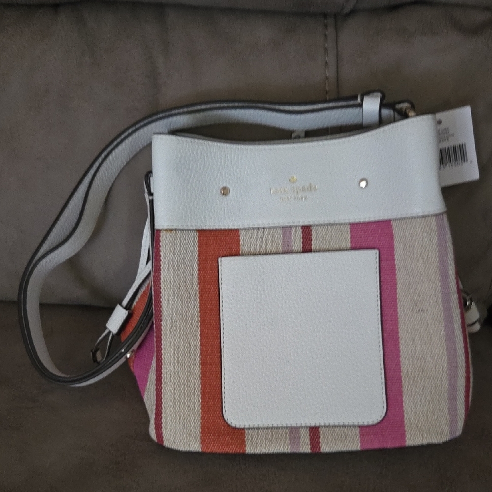 Kate Spade Multicolor Striped Crossbody Bag
